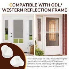 50 sztuk silikonowego stopera do drzwi do ramy ODL odporny na warunki atmosferyczne i łatwy inst