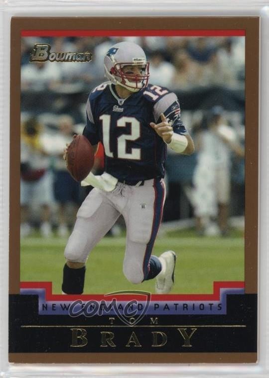 2004 Bowman Gold Tom Brady #106 1r2l
