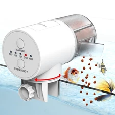 Automatic Fish Feeder Dispenser for Aquarium, 200ml Large Capacity Auto Turtl...