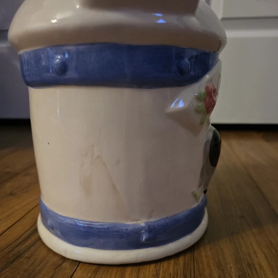 Treasure Craft Holstein Cow Pfaltzgraff Milk Jug Cookie Jar 11.5" Farm Country  - Image 4 of 4