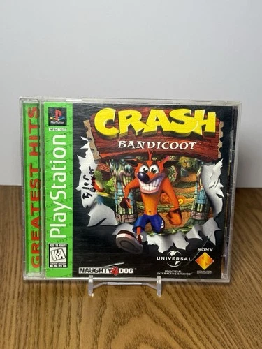 Crash Bandicoot (PlayStation 1, 1996) Complete PS1 Greatest Hits Tested