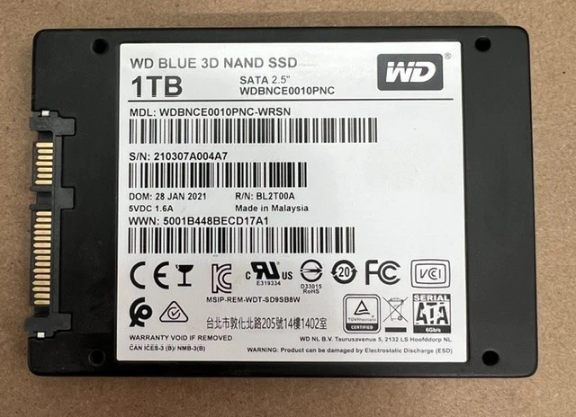 Western Digital SATA III 1 TB Solid State Drives for sale | eBay