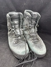 Meindl German Army UK 10.5 Black Leather GoreTex Vibram Military Combat Boots
