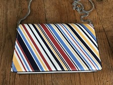 Zara multicoloured stripe crossbody bag. NWOT