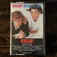 Wham Make It Big Cassette Tape  TESTED, WORKS, SEE VIDEO