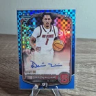 Topps Bowman Chrome Darrion Williams NC State CPA-DW Blue Auto 1st /150