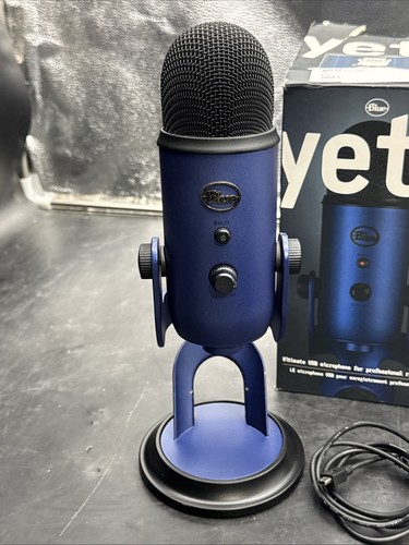 Microfono USB USATO Blue Yeti Ultimate per registrazione professionale blu notte - Foto 2 di 17