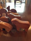 16 Piece Hand Carved Wooden Nativity Set Figures Wood 4” Unique Roanoke VA — photo 7
