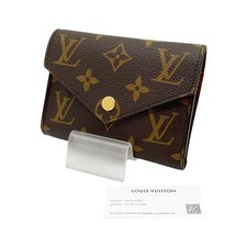 LOUIS VUITTON Monogram Portefeuille Victorine Tri-Fold Wallet with Initials ...