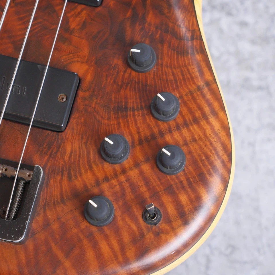 MTD 535-24 "Flamed Walnut Top" Used Electric Bass - Image 4 of 4