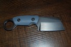 BergBlades Cleaverito Black/ Grey G10 Fixed Blade Tactical knife EDC — photo 5