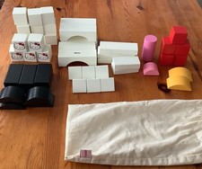 Set of Wooden Sanrio Hello kitty Brio Bricks Blocks - Rare