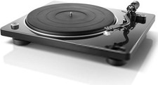 Image of DENON DP-400 Black Hi-Fi Turntable Speed Auto Sensor Belt Drive New UK Shipping