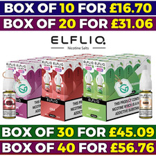 Elfliq E Liquid | Elfliq Salt Vape Juice | 5mg/10mg/20mg | ElfBar Liquid Vape |