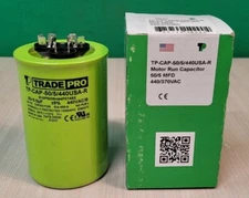 Mars Round Motor Run Capacitor 50/5 MFD 440/370 VAC TP-CAP-50/5/440USA-R 50/5MFD