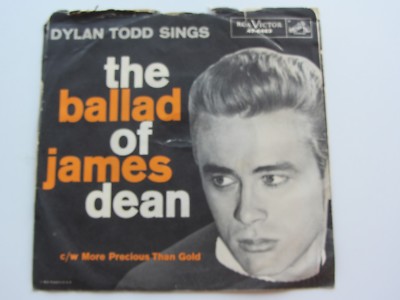 DYLAN TODD 1956 USA 45 THE BALLAD OF JAMES DEAN 