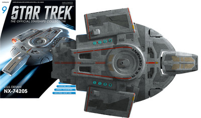 DEFIANT Deep Space 9 Star Trek Metall Modell  Eaglemoss mit Magazin Englisch