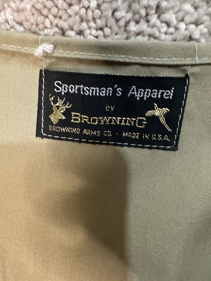 Sportsman Apparel By Browning Mens Full Zip Quilted Hunting Shooting Vest Lg? - Image 3 of 4