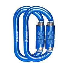 Heavy Duty Carabiner 25knAbout 5620 lbs Oval Auto Locking Carabiner Clip O-Sh...