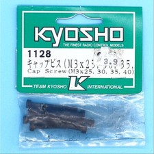 Original Rc Kyosho 1128 3mm Cap Screws 3mm X 25,30,35,40 2 Each / Set