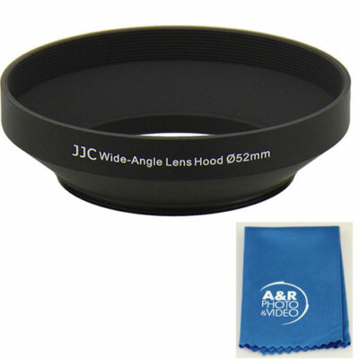 46mm WIDE Hard Metal Lens Hood For Panasonic Lumix 15mm f1.7 DG