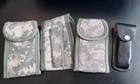 Assorted lot of military pouches for knife phone other