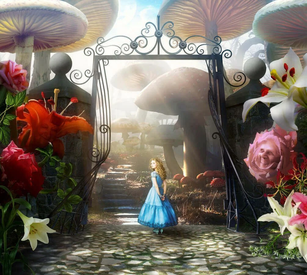  GRAPHICS & MORE Alice in Wonderland Garden Party Gift