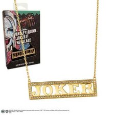The Noble Collection, Kette Harley Quinn's Joker , Suicide Squad, gold,Halskette