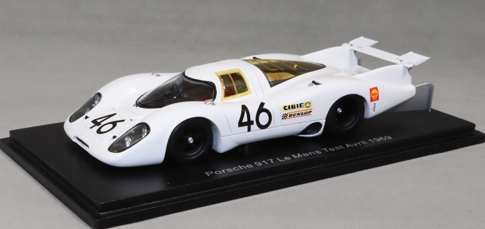 Spark Porsche 917 LH Le Mans Test 1969 Hans Herrmann & Rolf Stommelen S1974 1/43