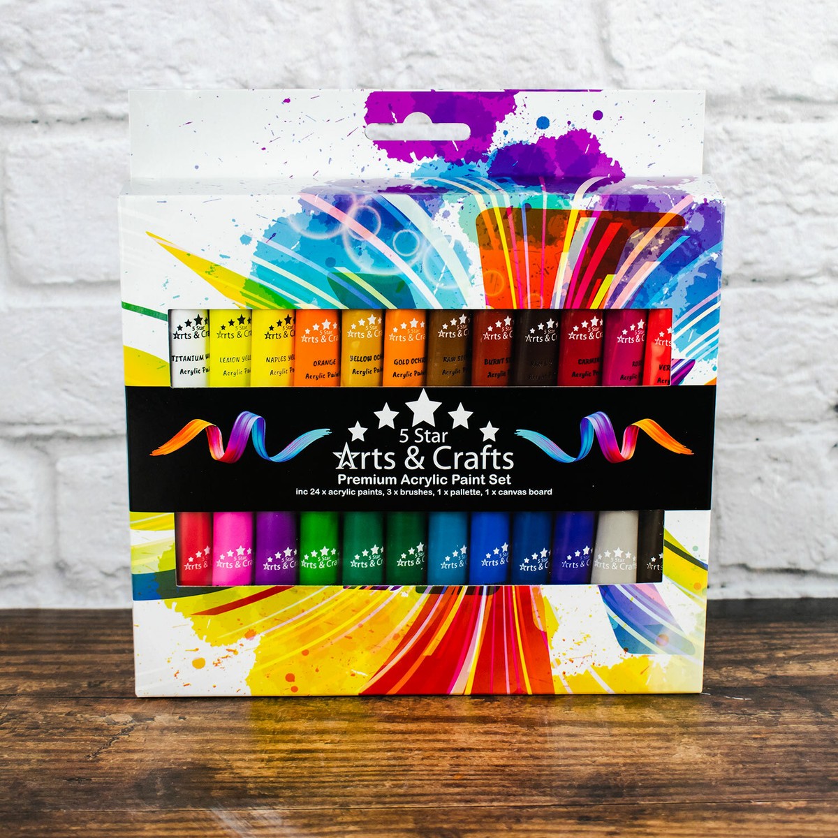 Store2508 Willows Acrylic Paint Set - 24 Premium Acrylic Paint Tubes