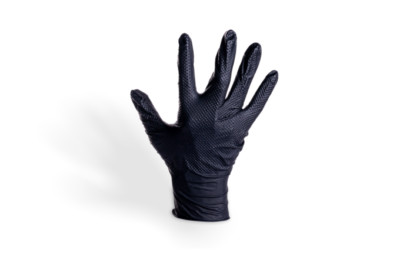 Ulith -Profi Edge-Grip, Einweghandschuhe Nitril Typ 85/PF  schwarz 50 st.
