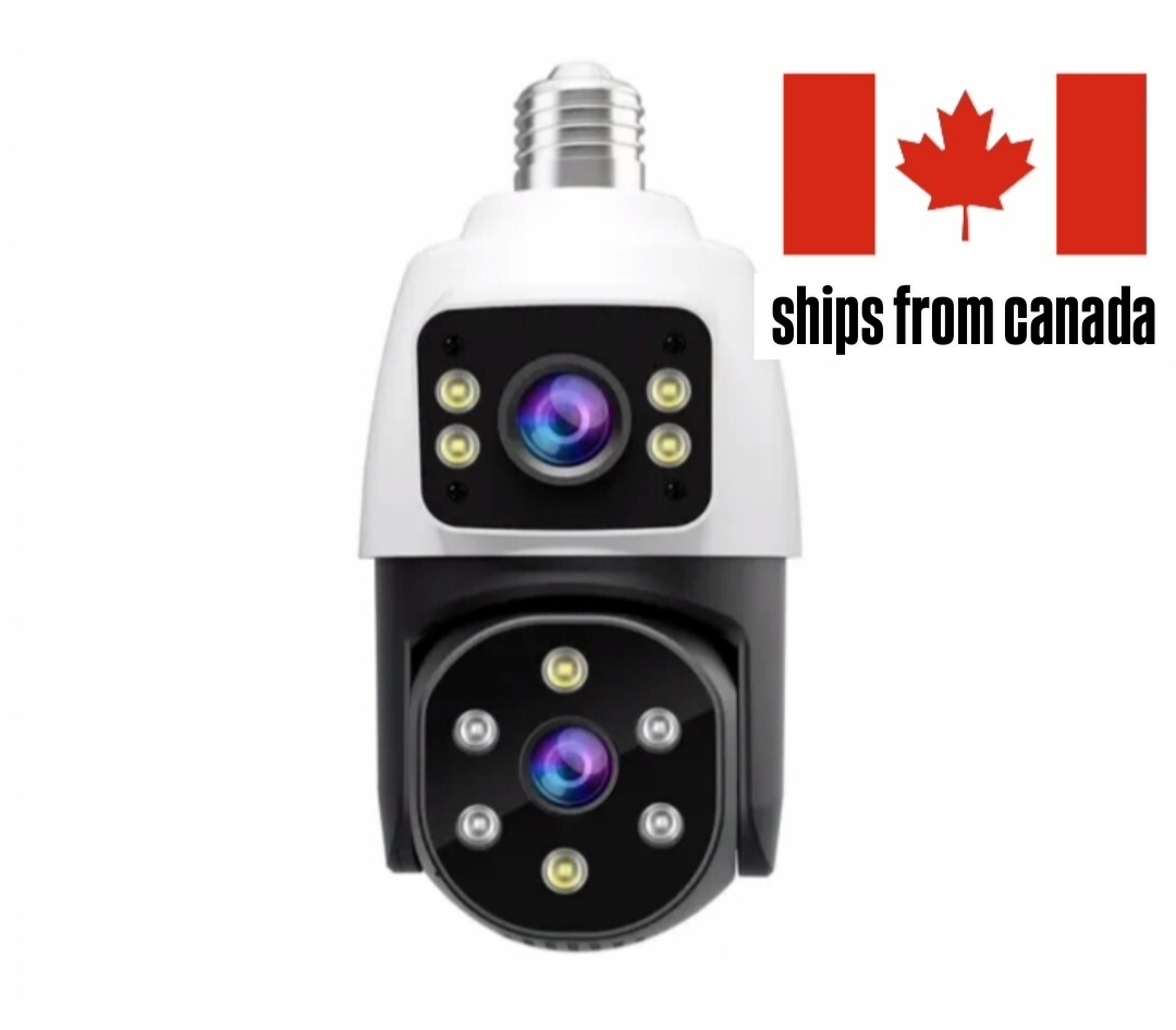 Smart Security WiFi Camera Outdoor  4MP PTZ Dual lens Brand New