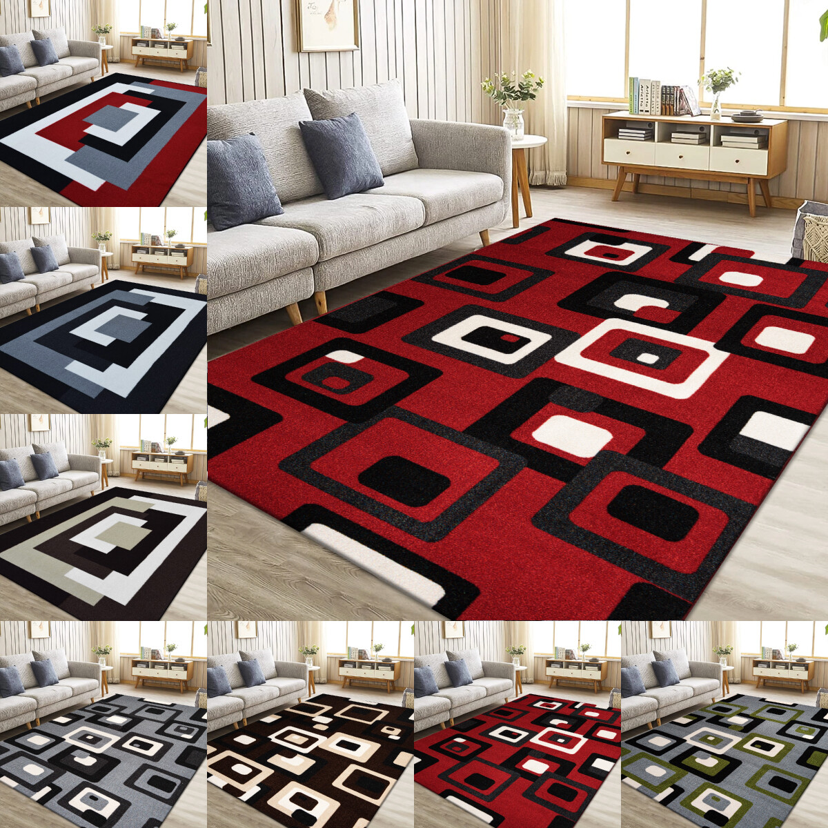 Non Slip Large Area Rugs Long Hallway Runner Rug Living Room Bedroom