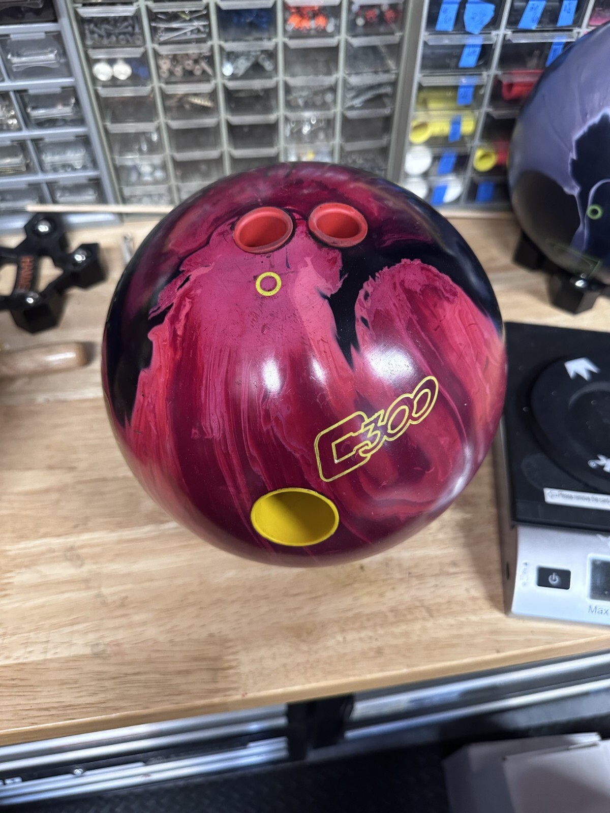 USED - Bowling Ball - 15lb Columbia300 "SPEED" DRILLED WEIGHT 14lb 11oz thumbnail 5