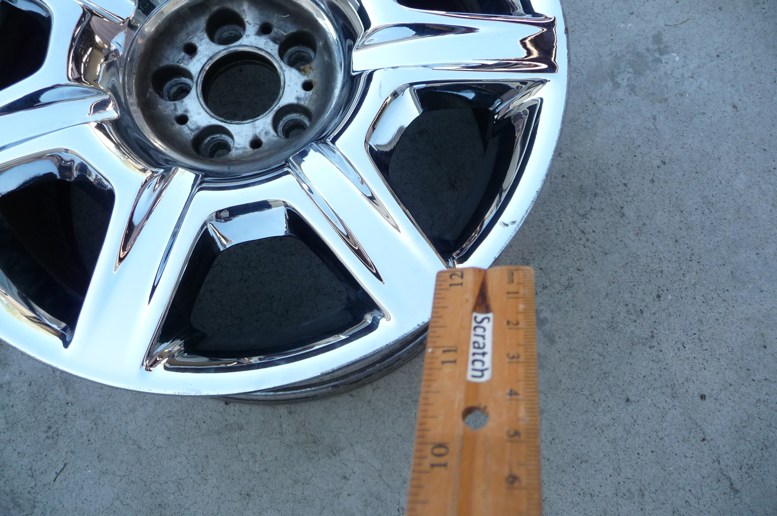 10-19 Rolls-Royce Ghost 20" Rear Alloy Rim Wheel Chrome Plated 36316773354 OE