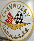 Vintage Style Chevrolet Chevy Corvette Steel Metal Quality Sign