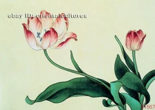 Chinese 100% real natural silk thread,su hand embroidery kits:flower 11"