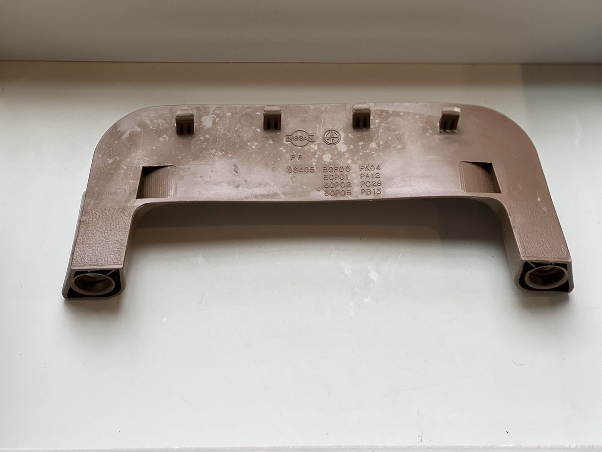 NISSAN 300ZX Z32 FRONT SEAT HEADREST TRIM COVER FINISHER OEM TAN