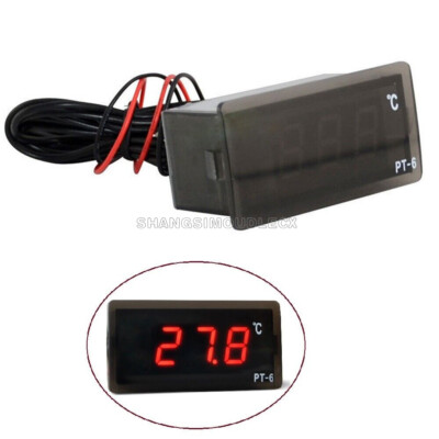 PT-6  -50   ~ + 110   220V Digital Thermometer Temperature Meter Aquarium Sensor