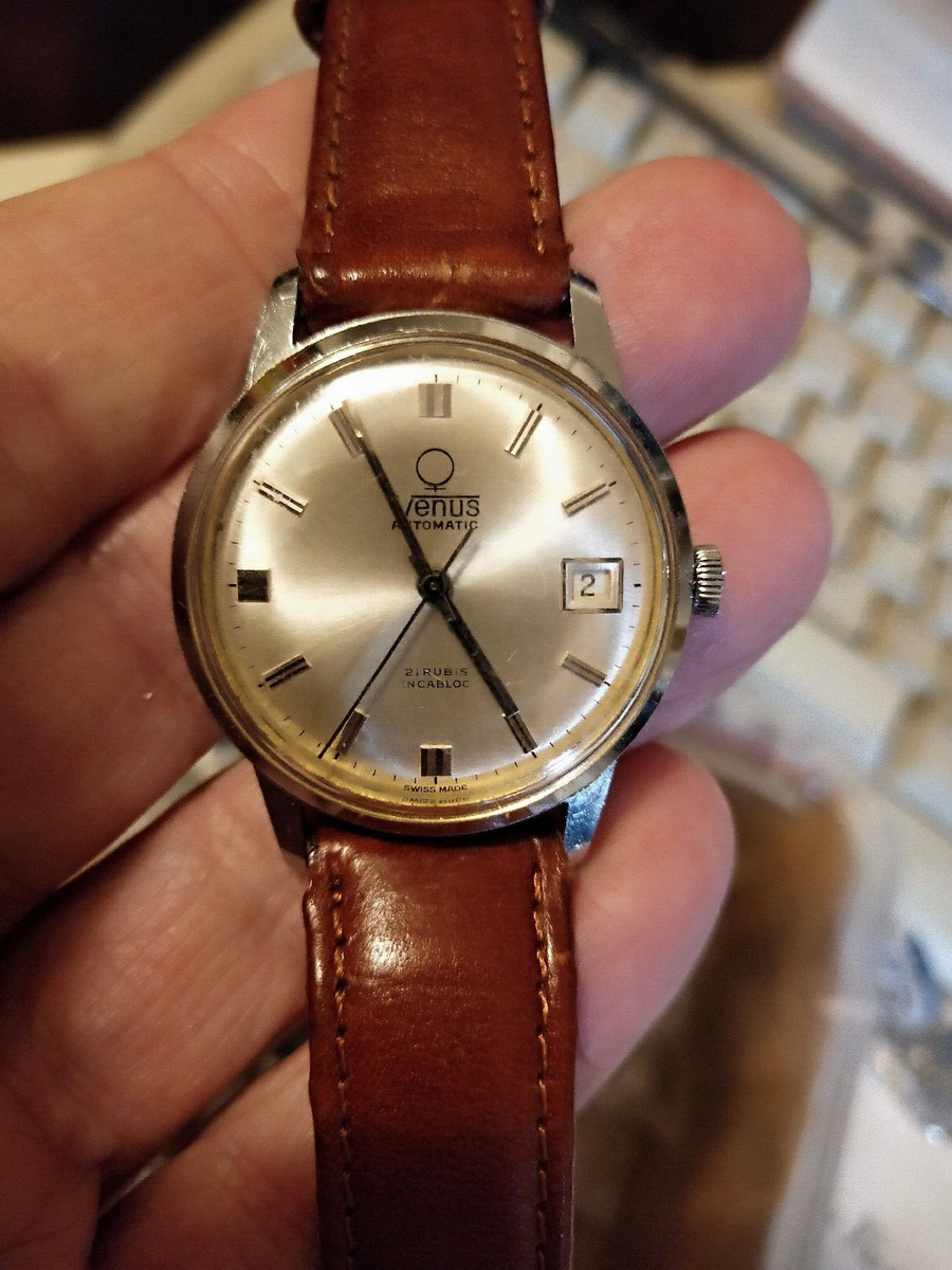 VENUS VINTAGE SWISS AUTOMATICO 21 RUBIS INCABLOC- BELLISSIMO IN