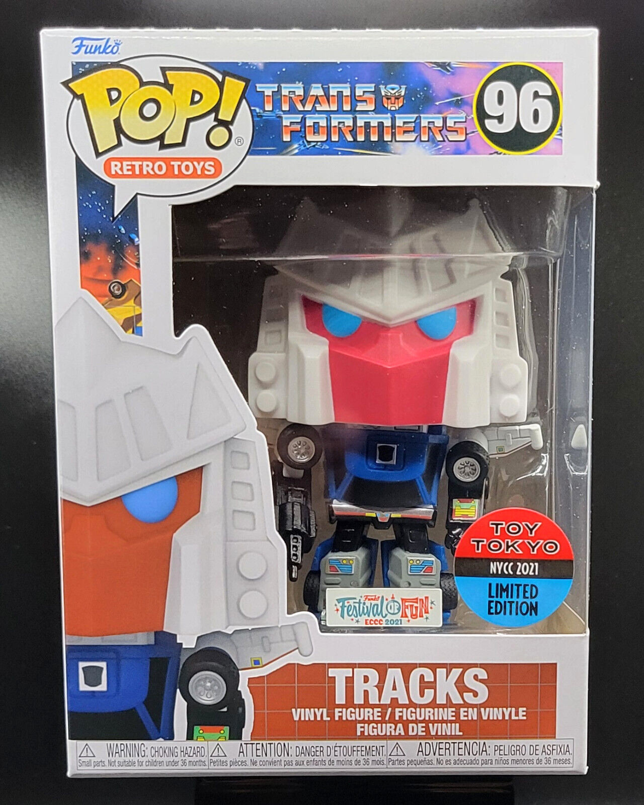 Sale Funko Pop Transformers 96 Tracks Vinyl Figure Toy Tokyo Ex Read Description