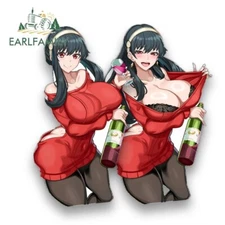 EARLFAMILY 5.1" Japan Anime Yor Forger Waifu Car Stickers Graffiti Design Decals
