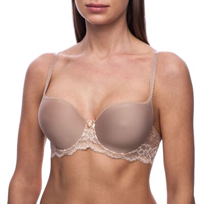 Nahtlos geformter BH Komfort sexy Spitze ungepolstert Minimizer Damen Übergröße