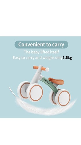 SEREED Baby Balance Bike Green - 第 1/9 張圖片