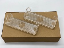 1966 Chevy Impala Bel Air Biscayne Caprice Clear Park Lamp Lens Pair Lh Rh Clear