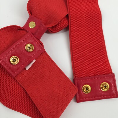 Vintage 1980s Knot Bow Upper Waist Belt Size Extra Small 