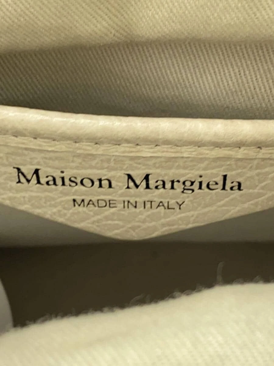 Borsa a tracolla Maison Margiela in pelle 2 vie 5Ac secchiello bianca borsa donna originale LT