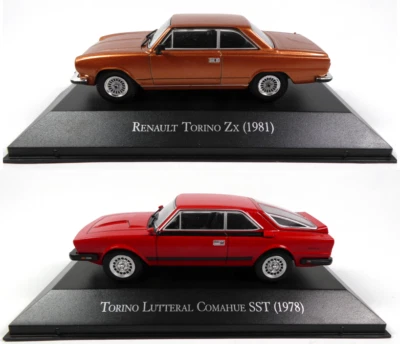 Lot de 2 Renault Torino + IKA 1/43 Voiture Miniature Diecast Model Car LAQV5 - Photo 1/4