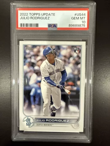 2022 Topps Update Series #US44 Julio Rodriguez PSA 10 Gem MT