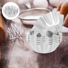 6Pcs Egg Tart Molds Cake Baking Molds Tartlet Baking Tools Pudding Molds